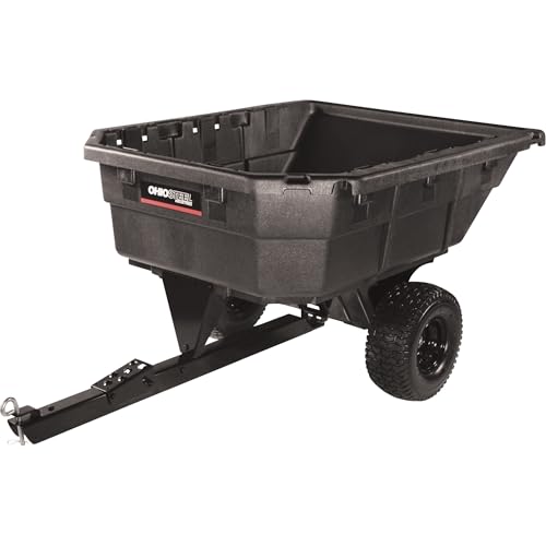 Poly Swivel Dump Cart 10 cu.ft. 600 lb Load Capacity Y936005