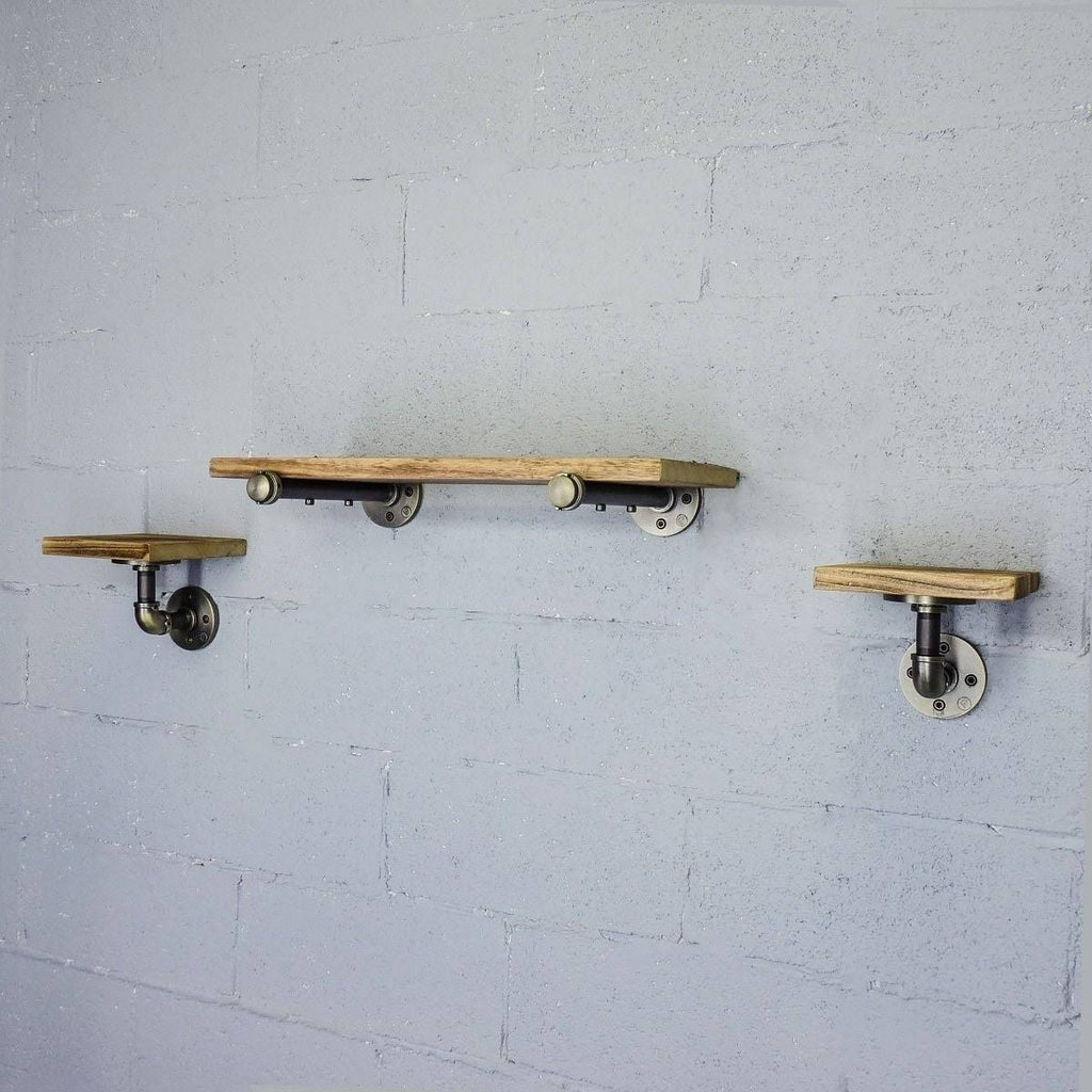 Black Set of 3 Wall Shelf M8545