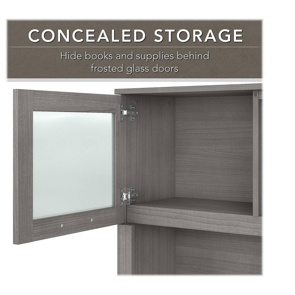 Platinum Gray Desk Hutch Z1283