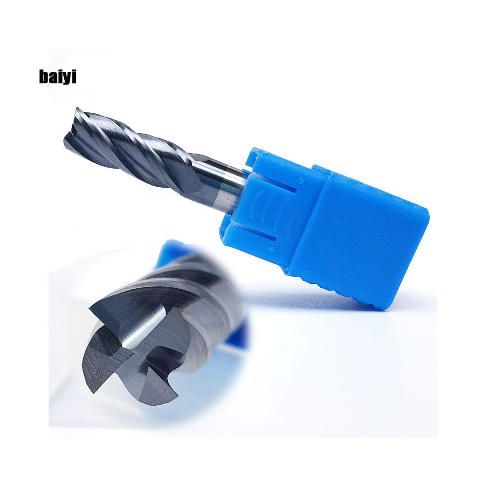 1/8 Carbide Square End Mill 4 Flute AlTiN Pack of 2 Q942361