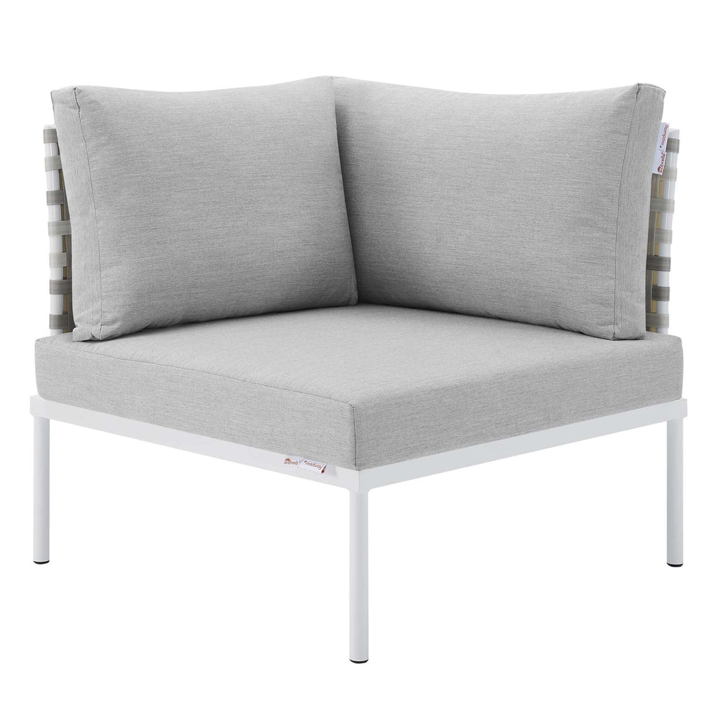 10-Piece Aluminum Outdoor Sectional Sofa Set in Taupe Gray K7680