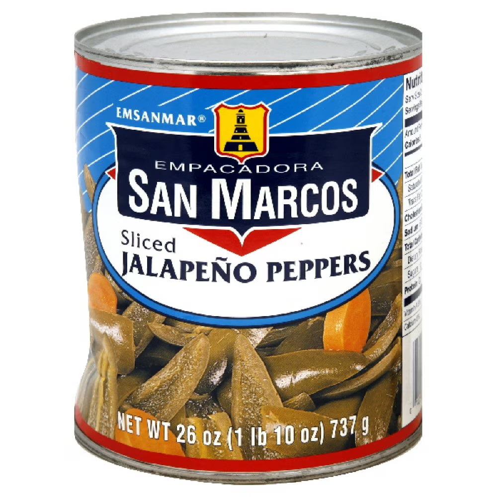 Sliced Jalapeno Tin, 26-ounces (Pack of 14) T205