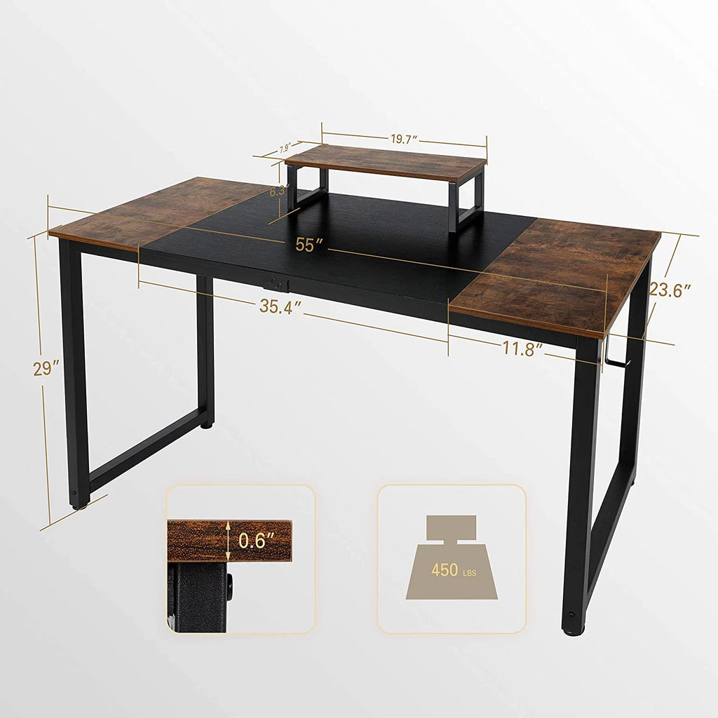 Computer Desk with Monitor Stand Y99315
