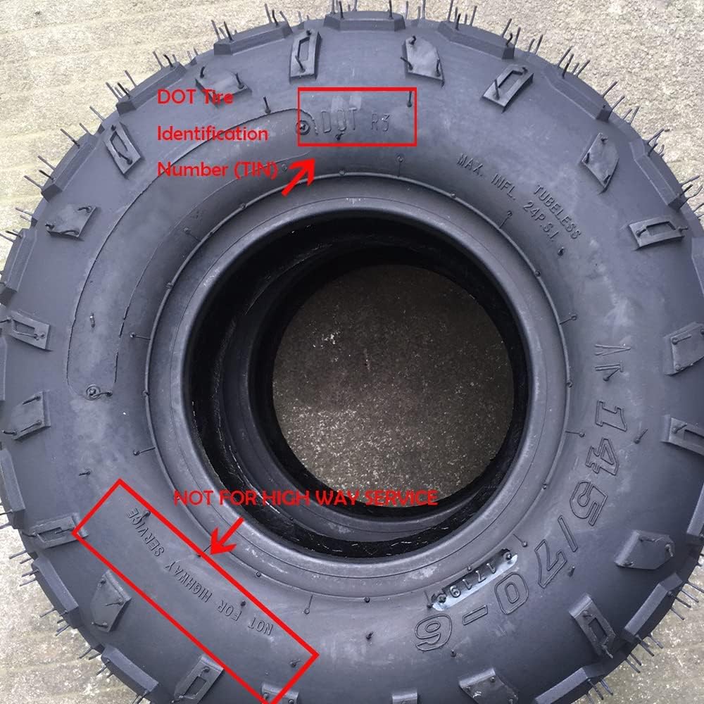 26x11-14 6PR Tubeless ATV UTV Tires Y1251