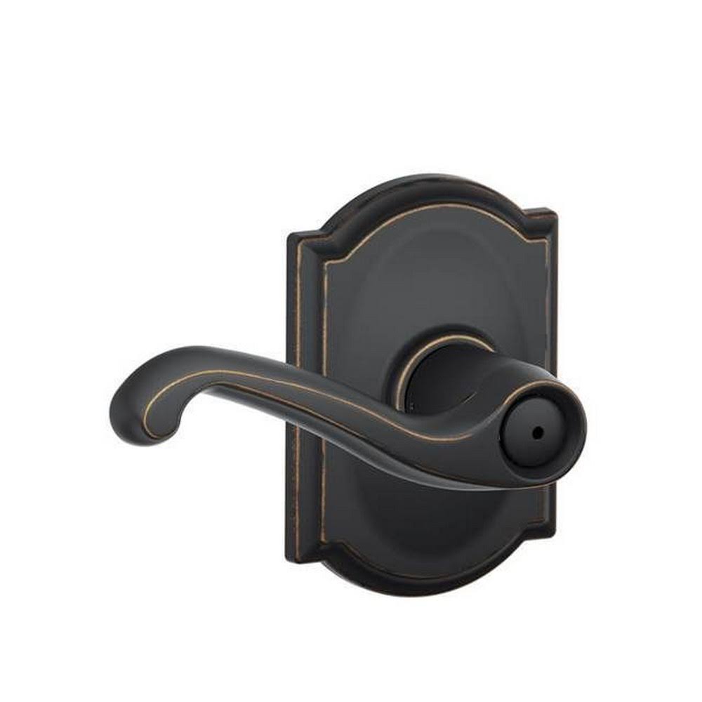 Aged Bronze Privacy Lever T295