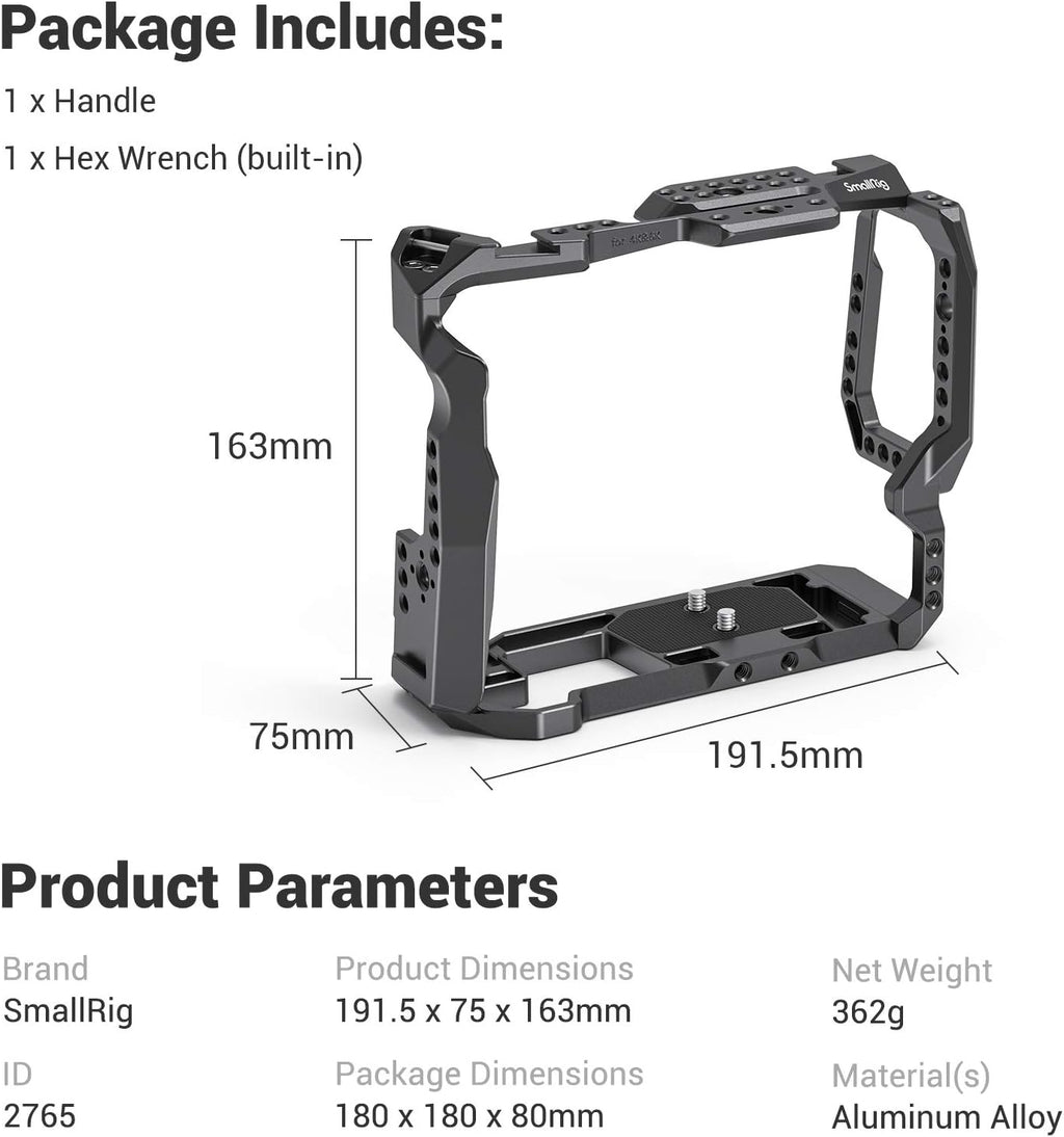 Camera Cage with Battery Grip Q8576