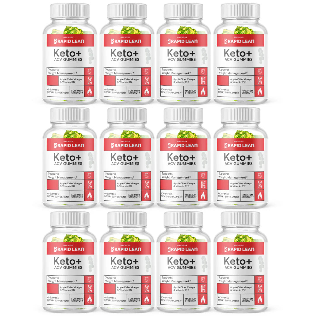 Keto ACV Gummies 500mg 12 Bottles L724