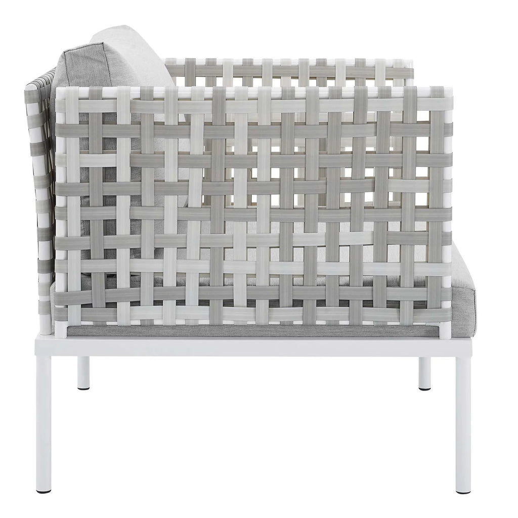 10-Piece Aluminum Outdoor Sectional Sofa Set in Taupe Gray K7680