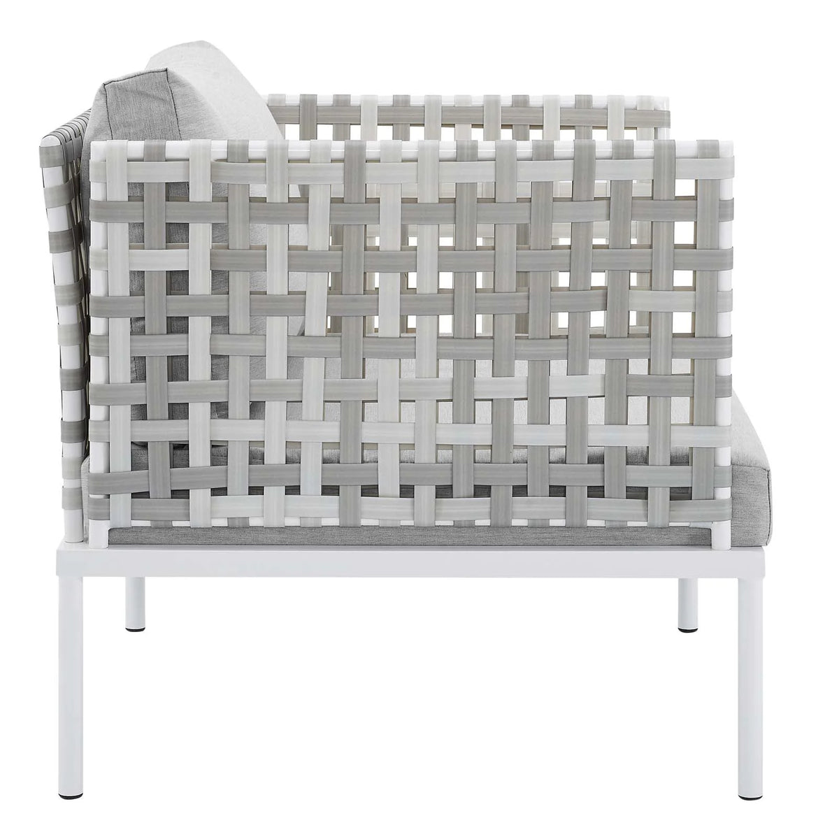 10-Piece Aluminum Outdoor Sectional Sofa Set in Taupe Gray K7680