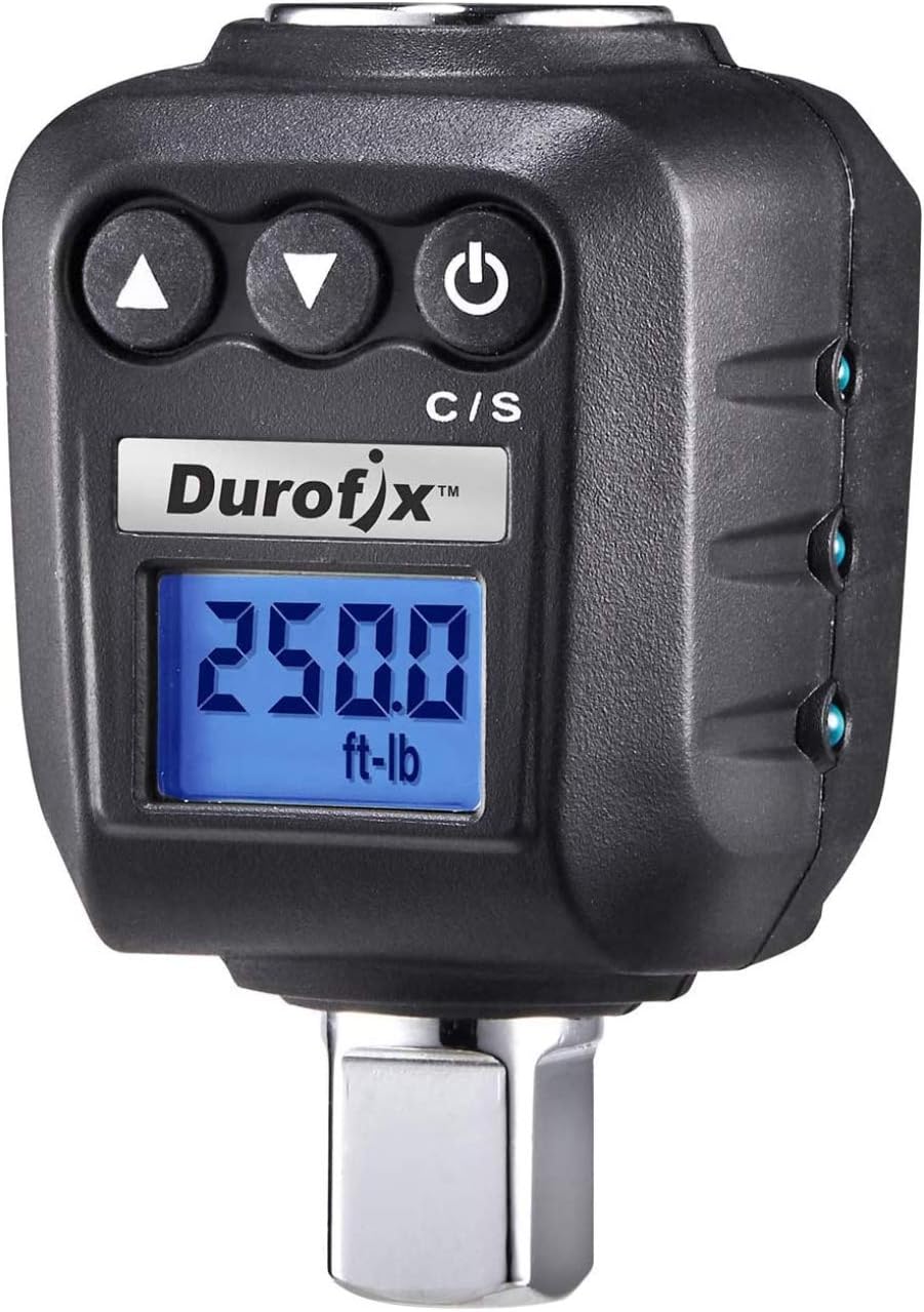 1/2" Heavy Duty Digital Torque Adapter with Buzzer and LED Flash Notification D10796