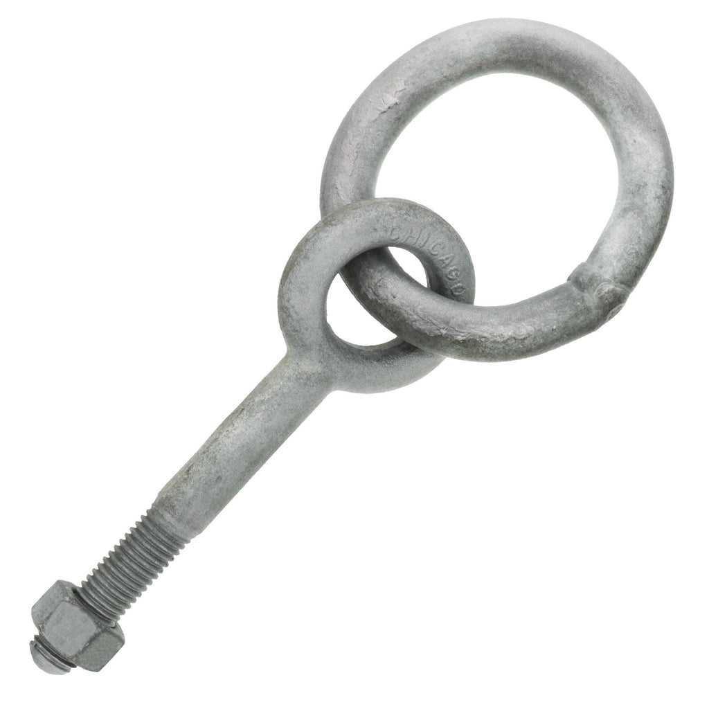 5/8 x 4-1/2 Galvanized Ring Eyebolt X577821