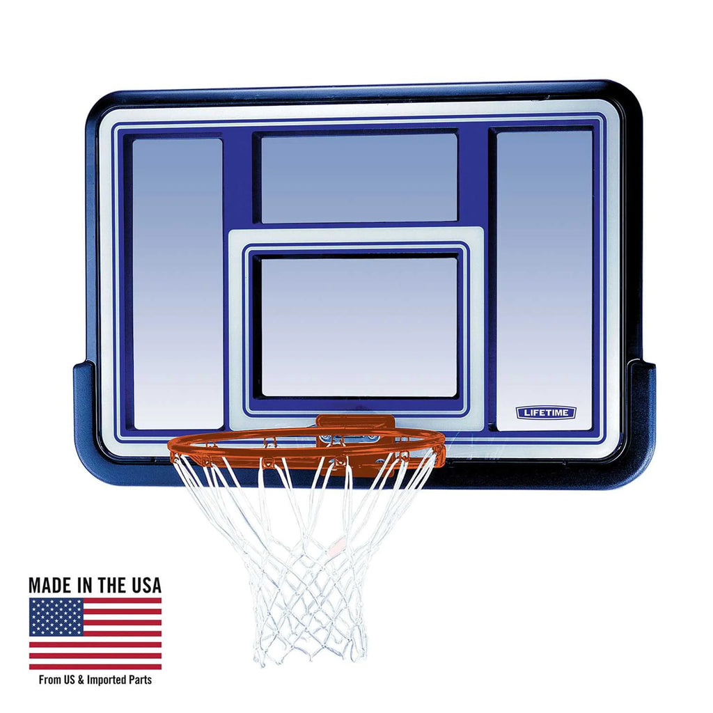 Basketball Backboard and Rim Combo 44 inch Polycarbonate J391
