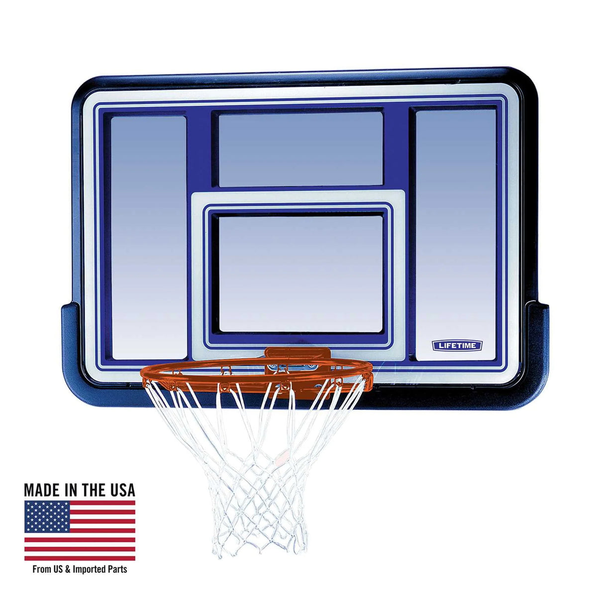 Basketball Backboard and Rim Combo 44 inch Polycarbonate J391