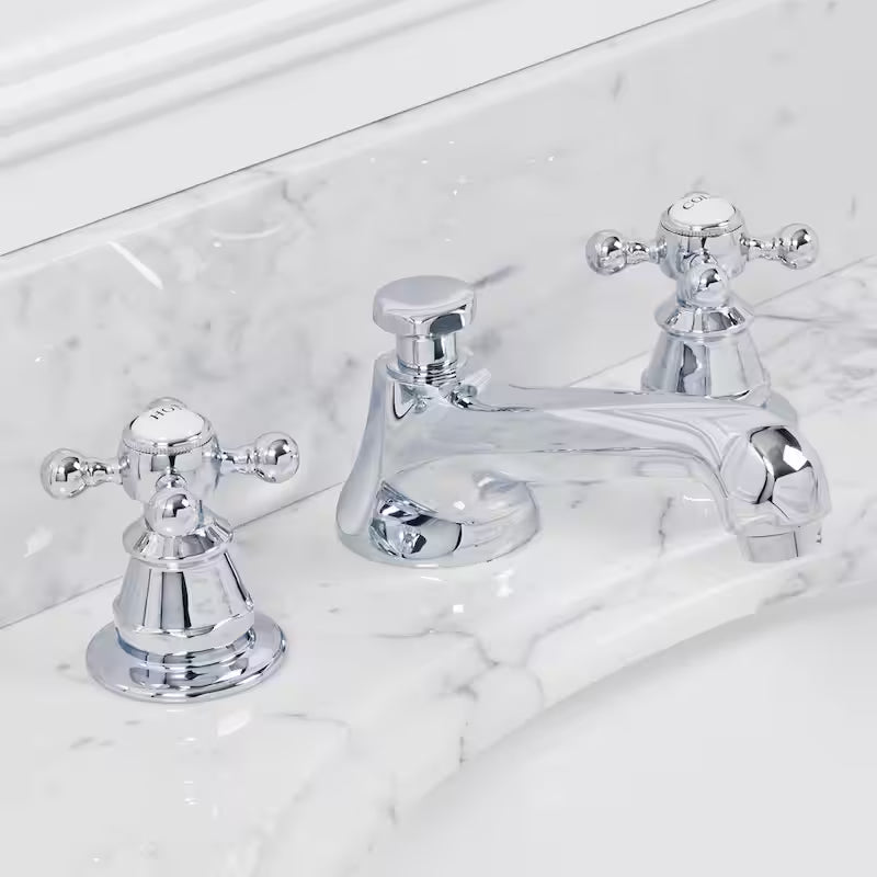 2-Handle Widespread Bathroom Faucet with Pop-Up Drain M8800