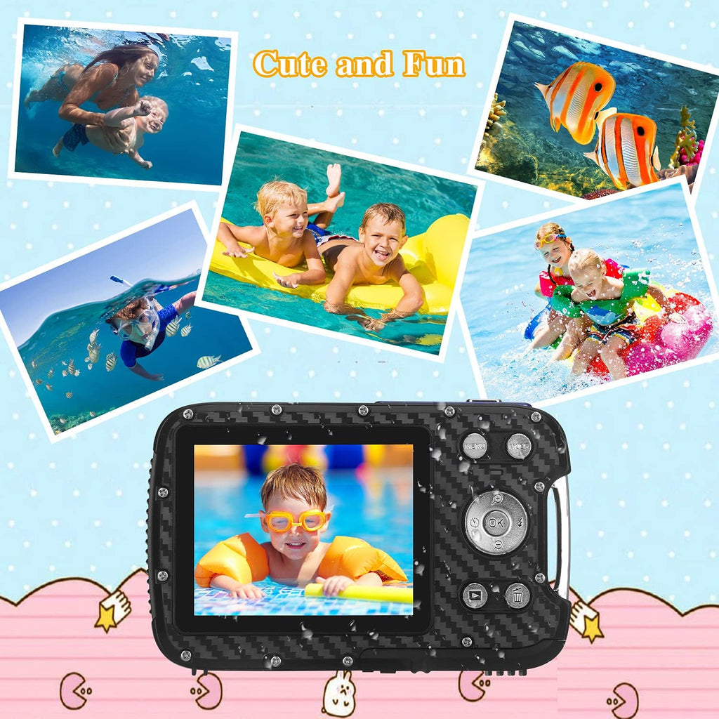 Waterproof Digital Camera 21MP 1080P Blue L569