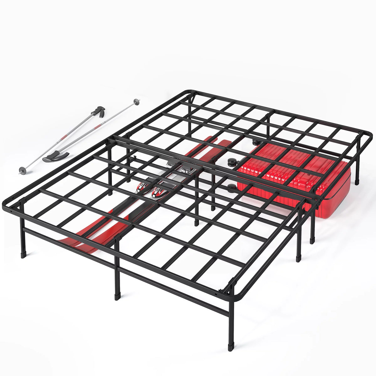 14" Heavy Duty Metal Platform Bed Frame K823