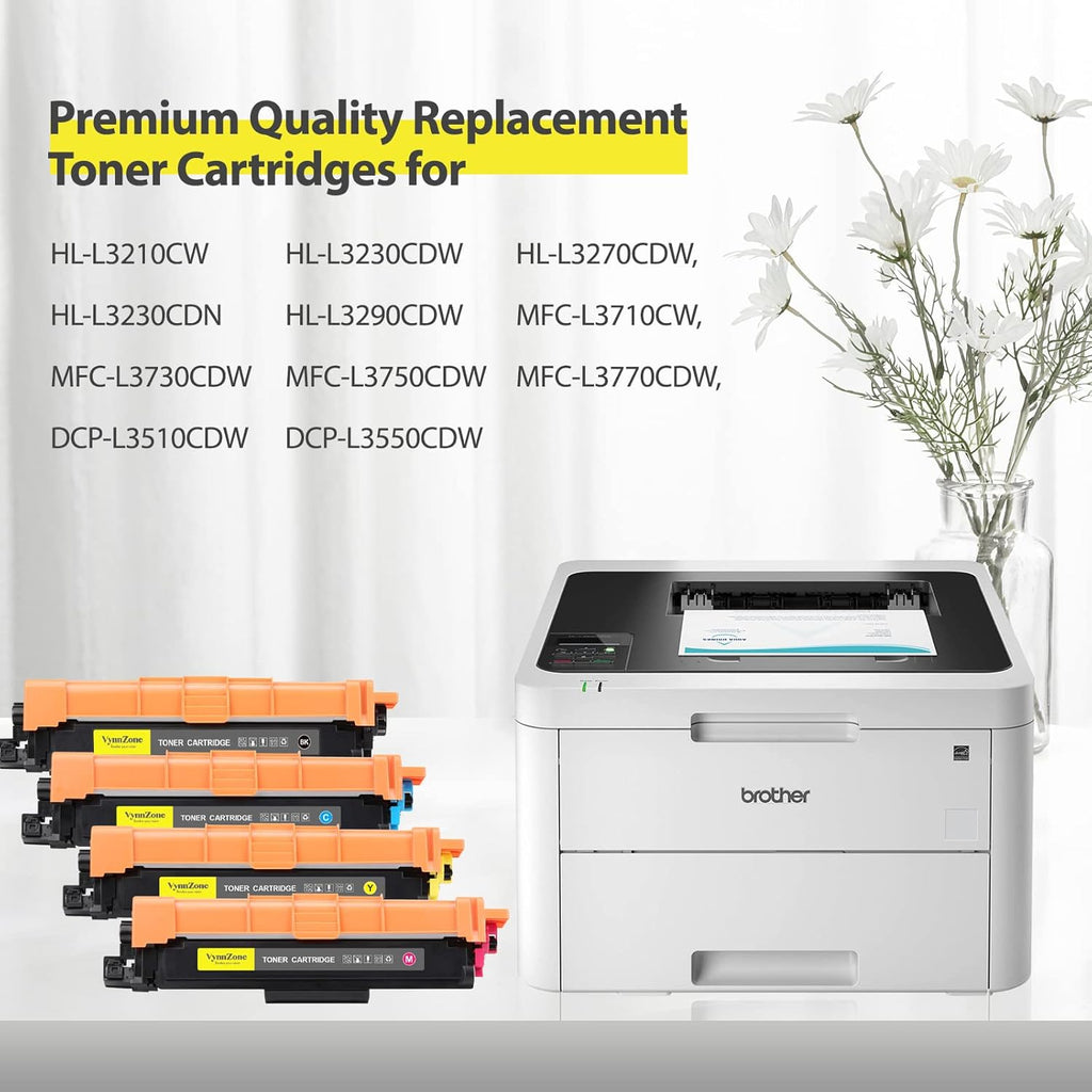 Black Cyan Magenta Yellow 4 Pack Toner Cartridge O76512