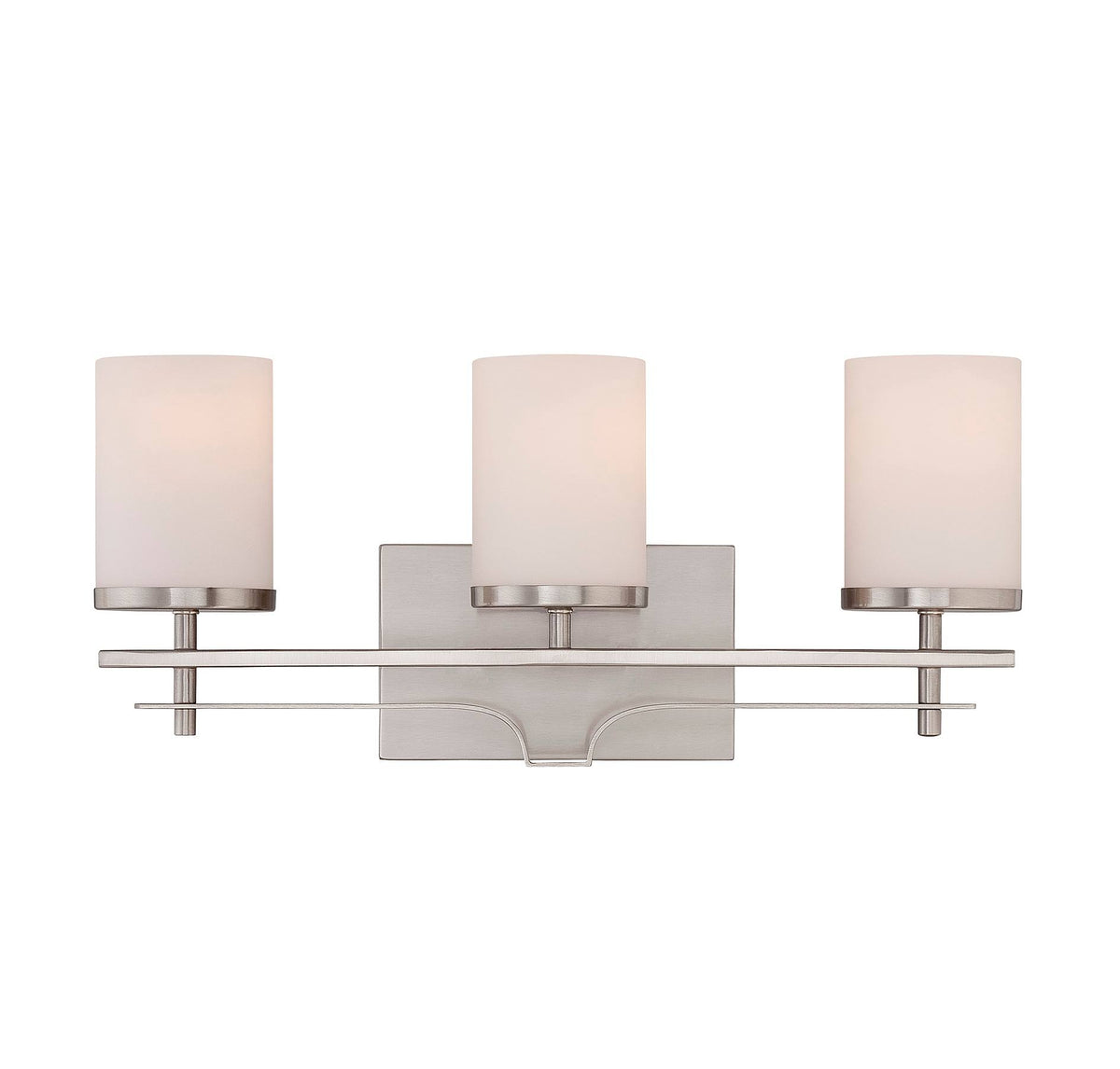 3 Light Bath Bar in Satin Nickel W20226