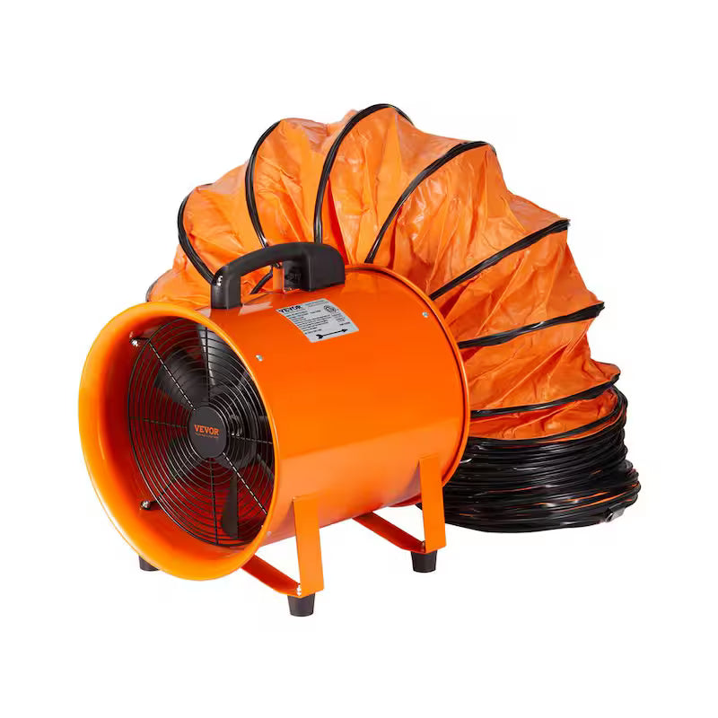 16 in. Heavy Duty Blower Fan with Duct Hose B98629