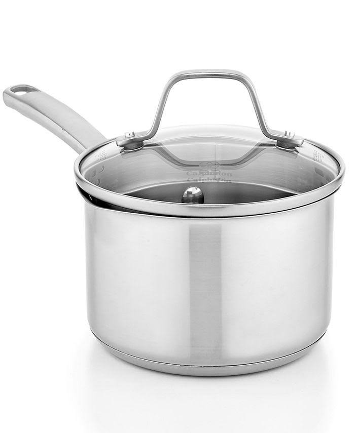 Stainless Steel 1.5 Qt Covered Saucepan L2520