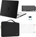 Black Plastic Hard Shell Case with Sleeve Bag for MacBook Pro 16 inch D117