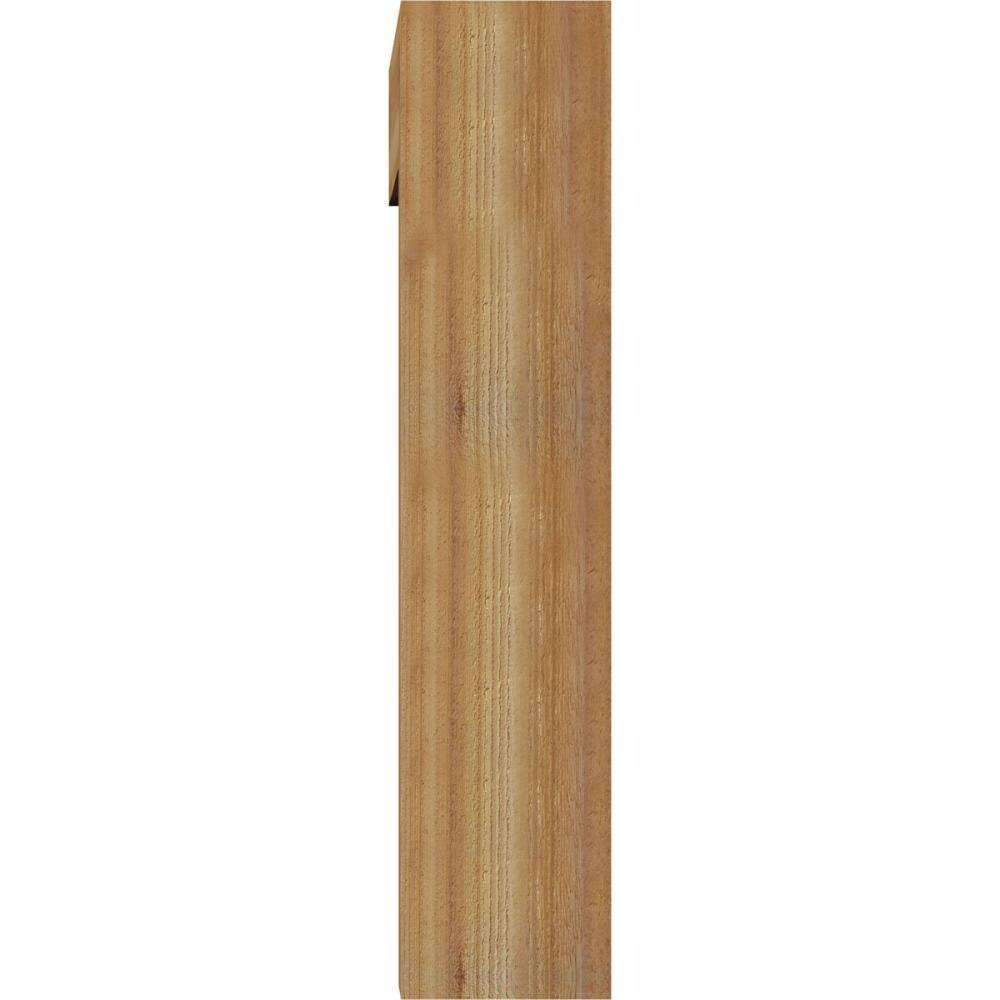 Traditional Block Rough Sawn Bracket with Offset Brace F285