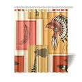 Polyester Fabric Bathroom Shower Curtain 60x72 inch P29189
