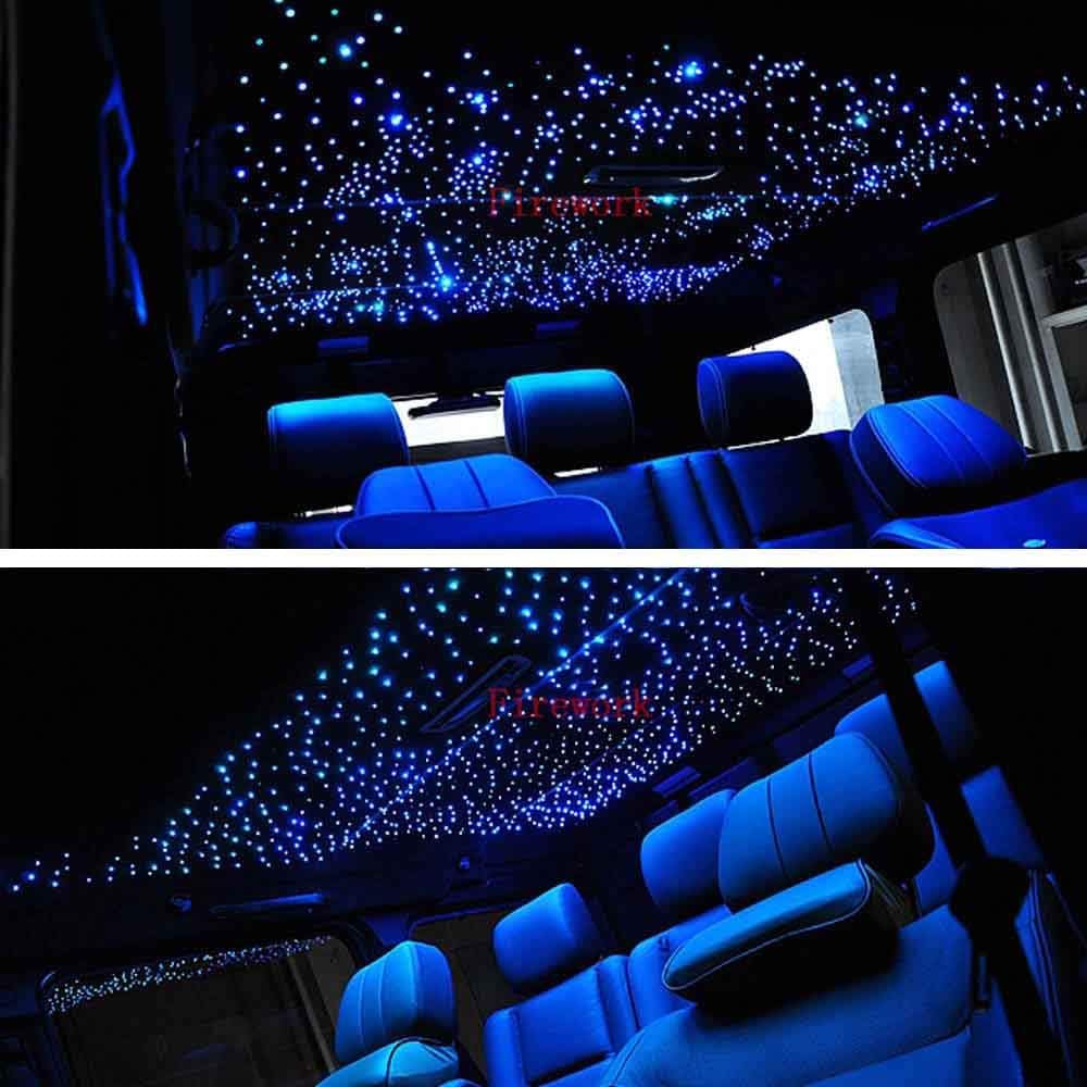 460pcs 0.03in 9.8ft RGBW LED Fiber Optic Star Ceiling Light Kit X80630