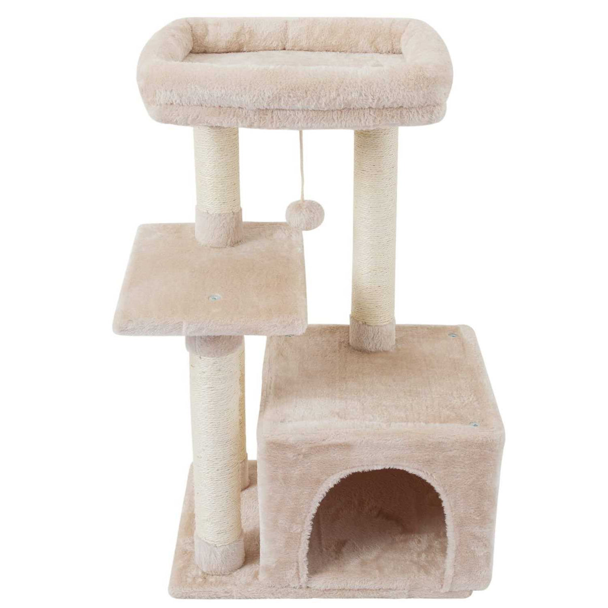 Cat Tree with Scratching Posts and Jump Platform K49512