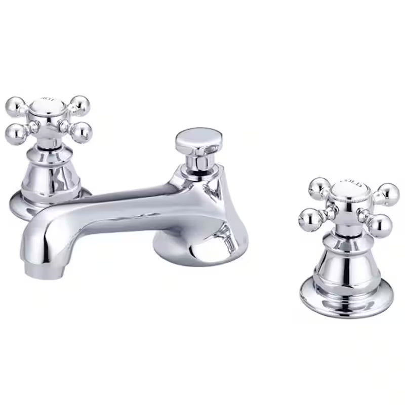 2-Handle Widespread Bathroom Faucet with Pop-Up Drain M8800