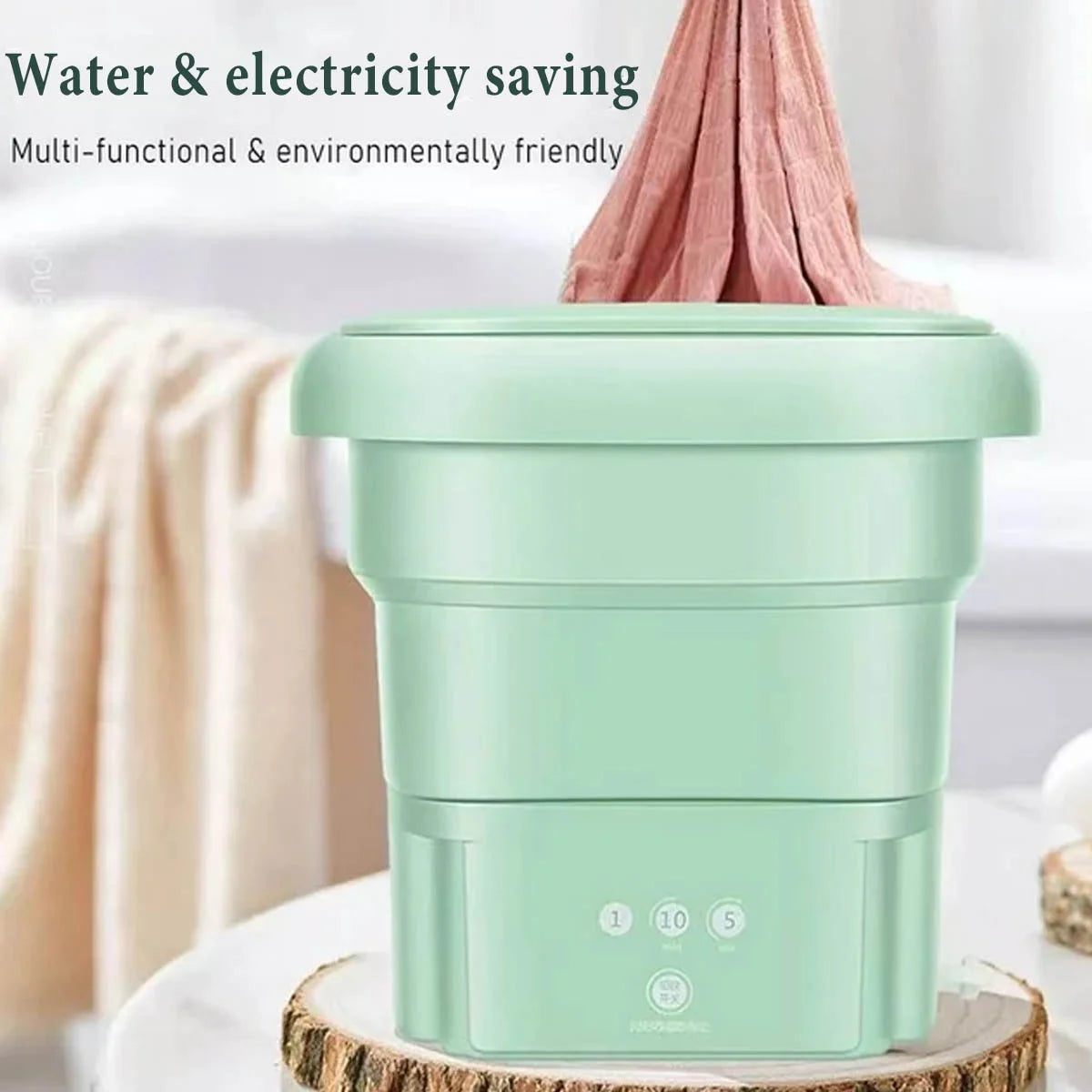 Foldable Mini Washing Machine 3 Speeds Timed N65000