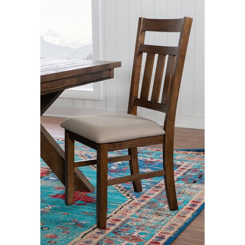 Rustic Farmhouse Dining Chair (Set of 2) Brown S427