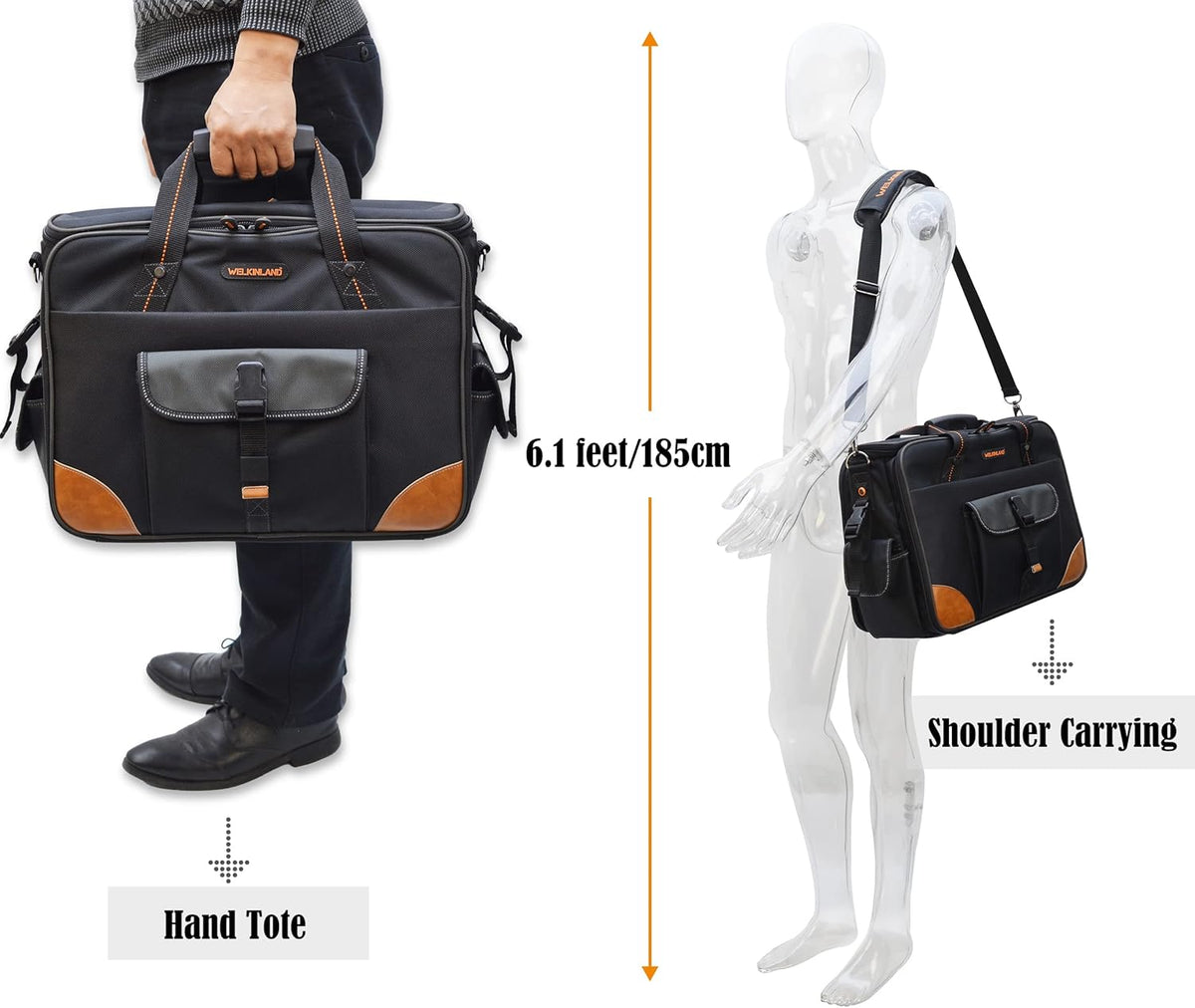 Electrician Tool Bag with 88 Pockets K853