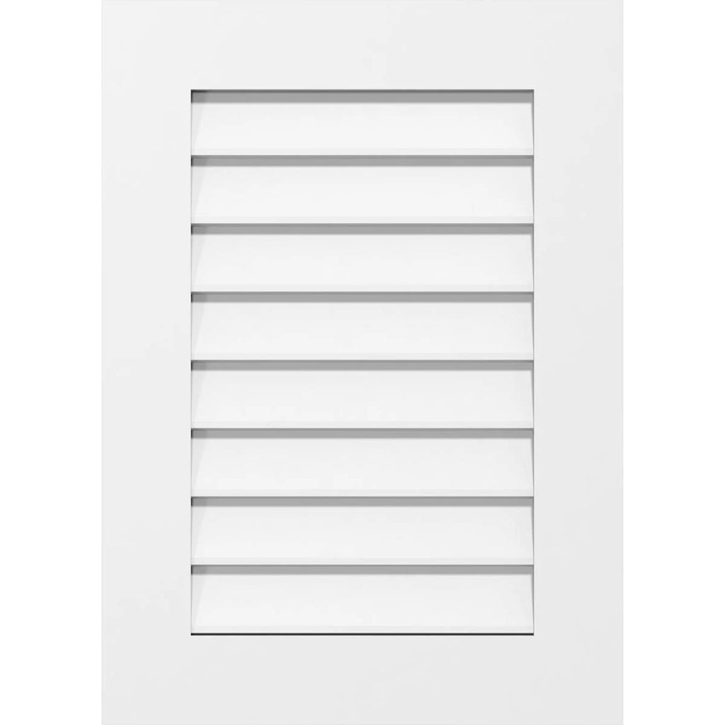 Vertical Surface Mount PVC Gable Vent U56640