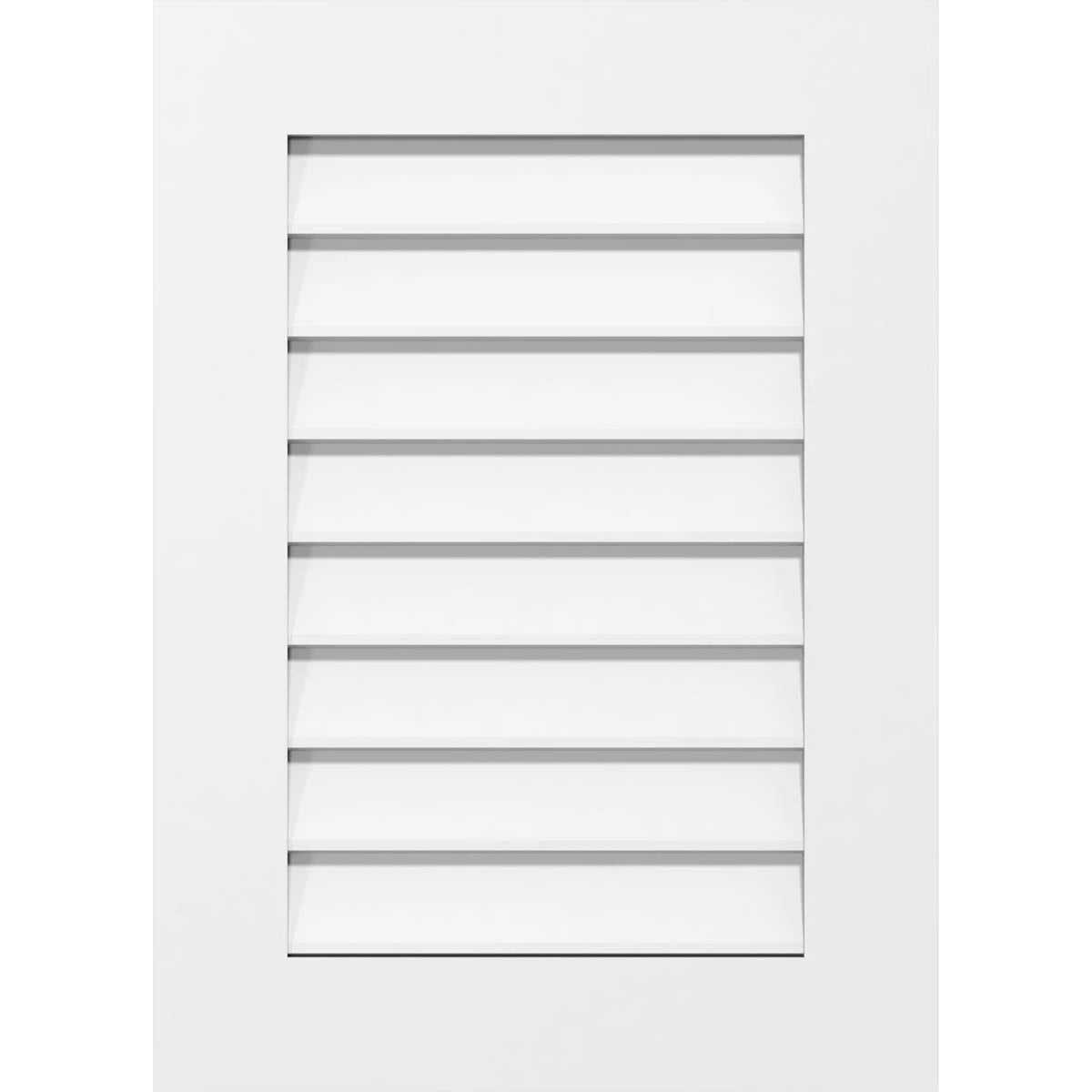 Vertical Surface Mount PVC Gable Vent U56640