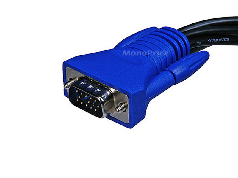 4-Port USB PS2 KVM Switch with Cables Y541