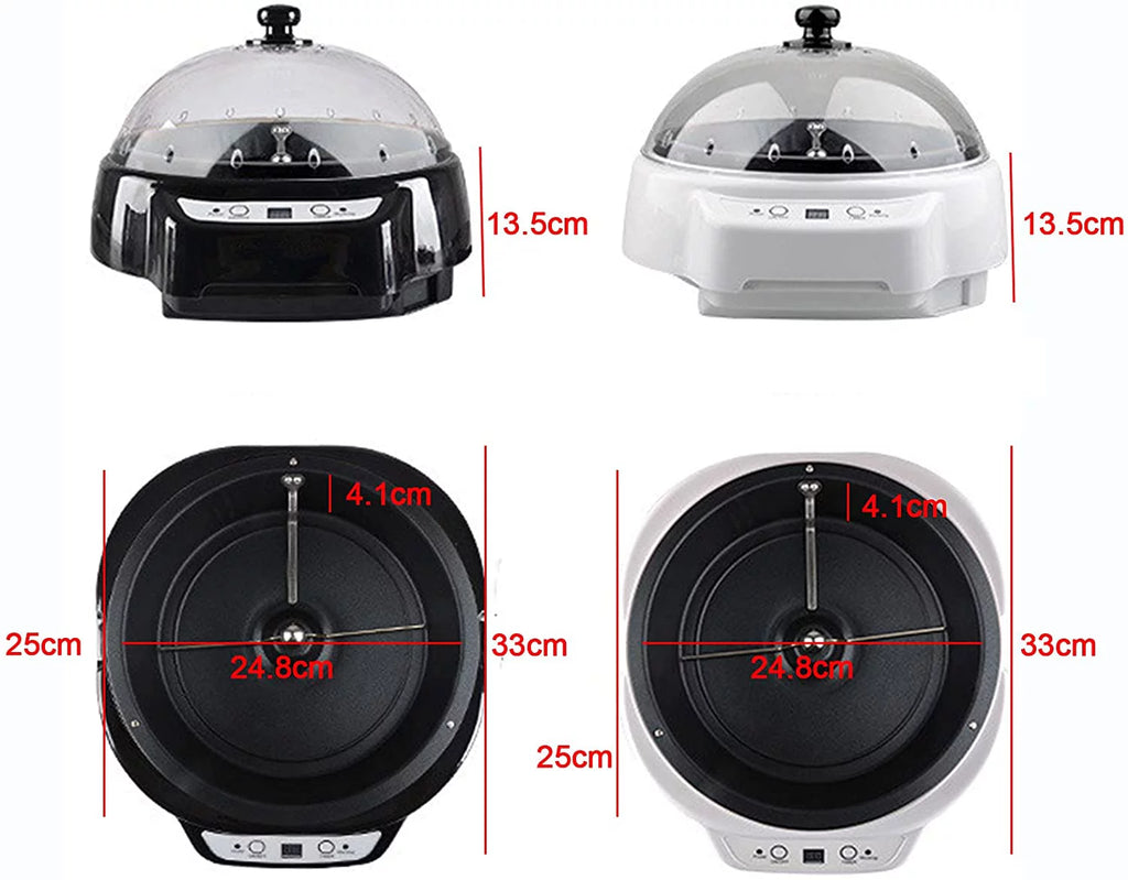 Black Electric Coffee Roaster Machine J987778