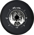 Black 33 in Spare Tire Cover with Backup Camera Hole H89001