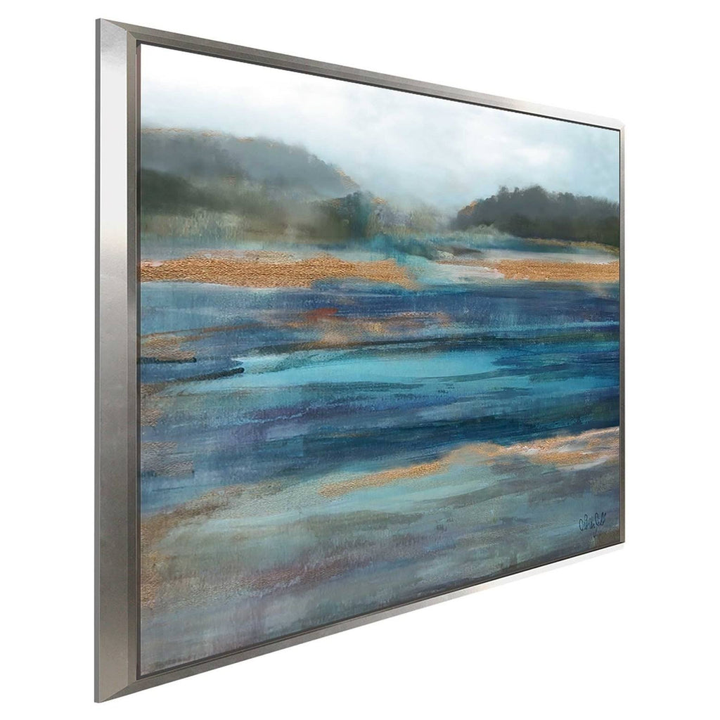 Blue Canvas in Floating Frame A685