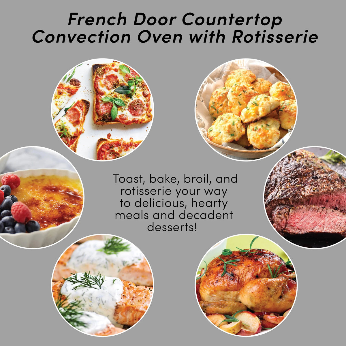 Double Door Oven with Rotisserie and Convection H10508