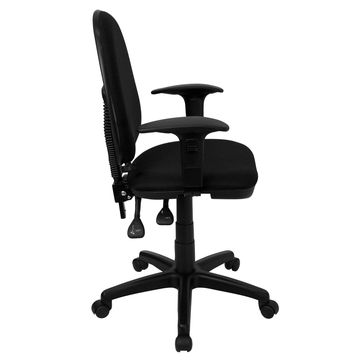 Mid-Back Fabric Swivel Ergonomic Task Chair B6670