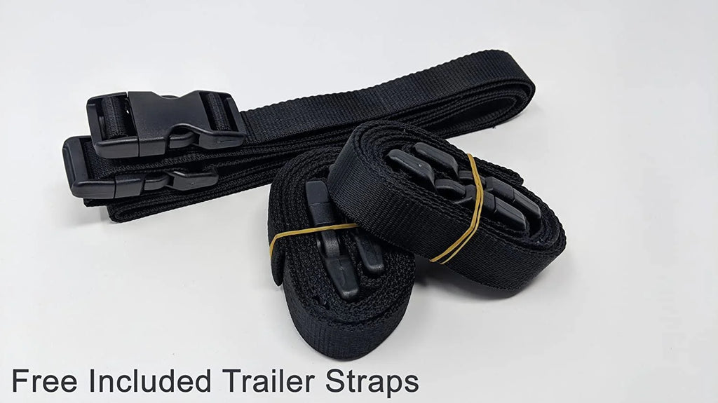 RED/Black Trailerable Jet Ski Cover with Trailer Straps and Storage Bag C609329