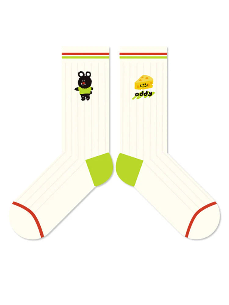 Black Bear Cotton Socks N2276