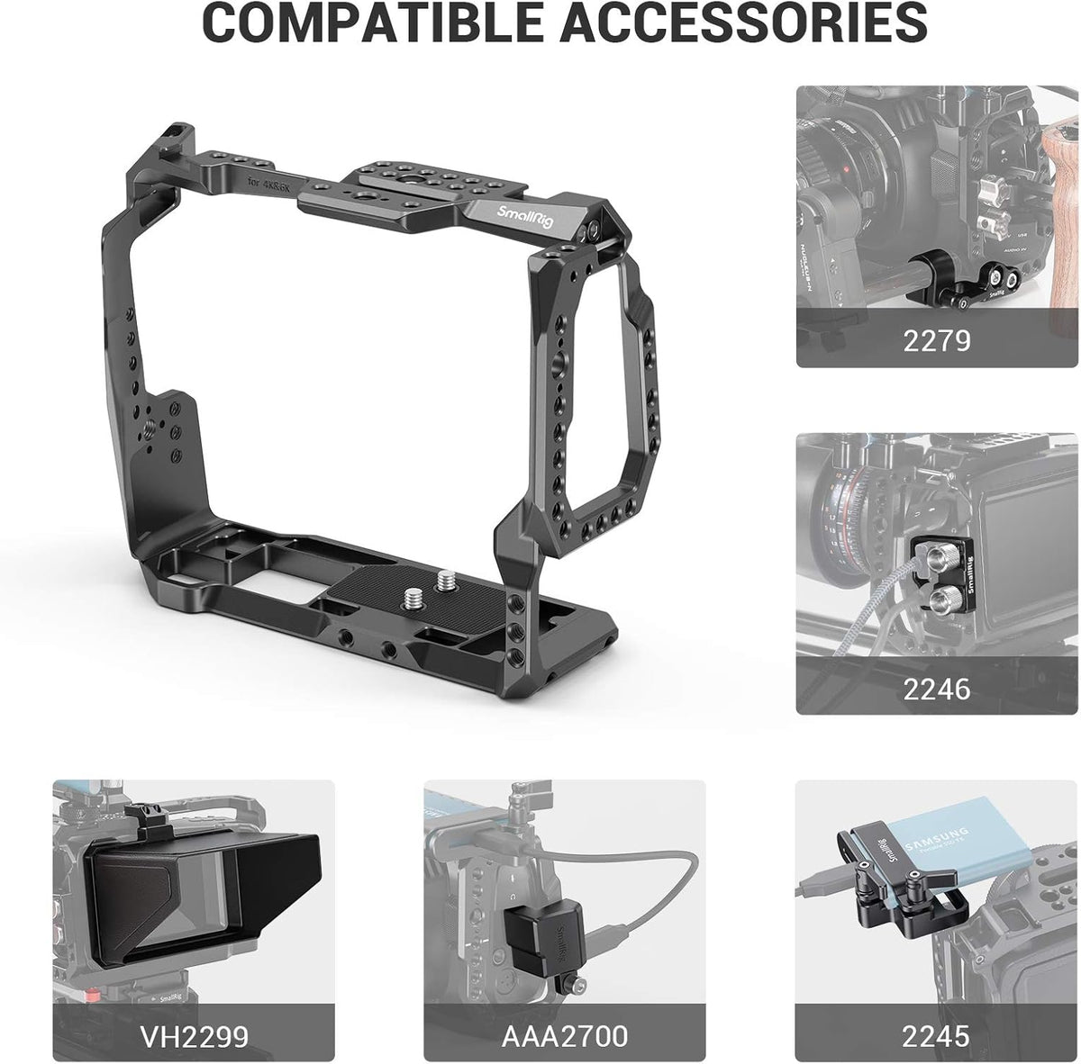 Camera Cage with Battery Grip Q8576