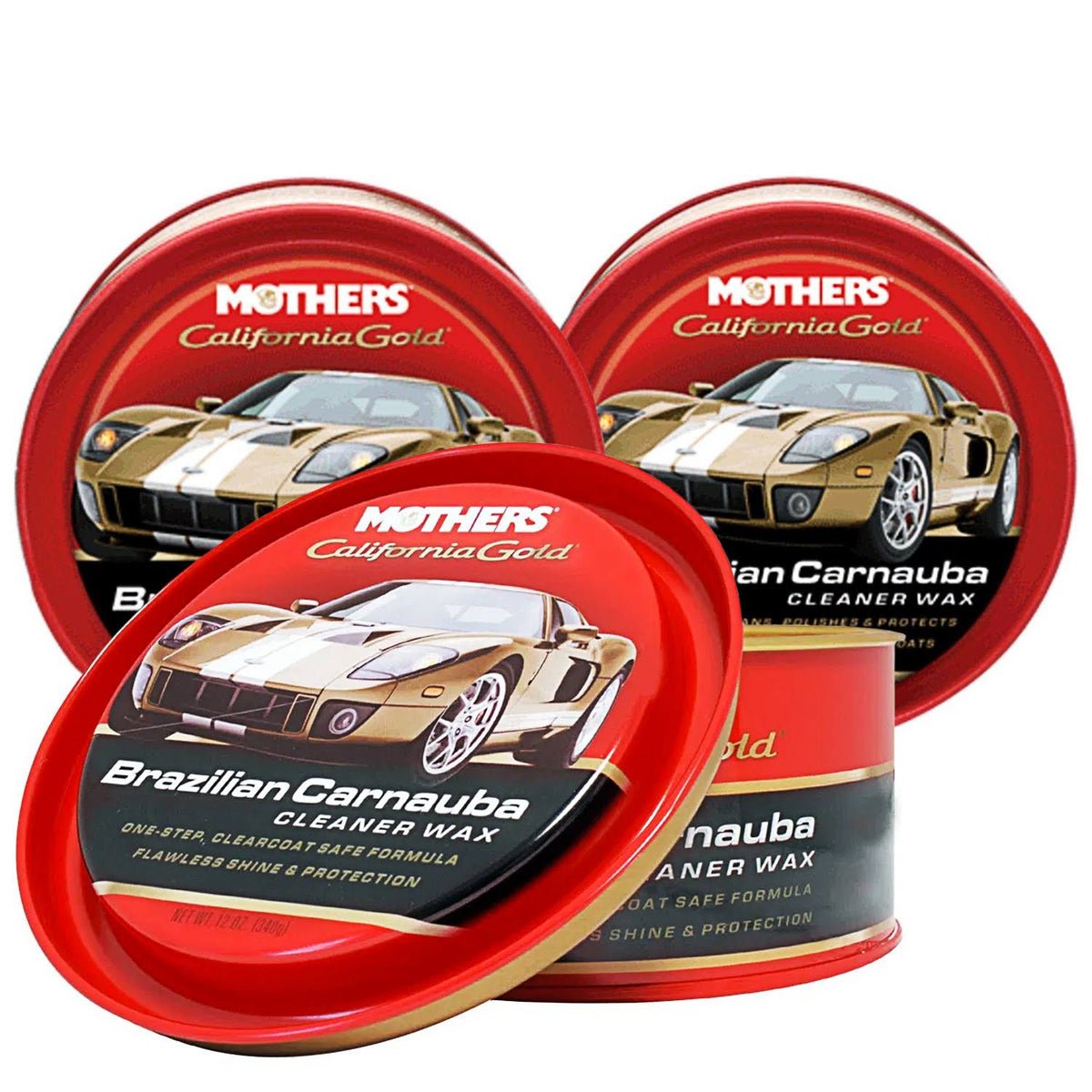 Carnauba Wax 12 oz. Cleaner Wax Paste (3 Pack) Y821043