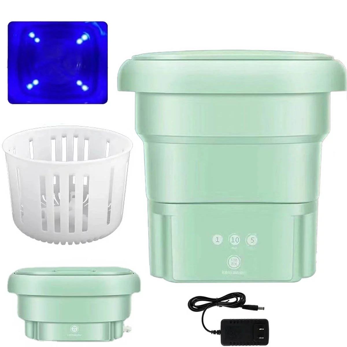 Foldable Mini Washing Machine 3 Speeds Timed N65000