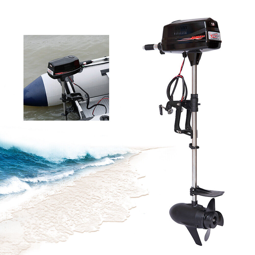 2200W Electric Outboard Motor Boat Engine Brushless Tiller Control 60V O956947