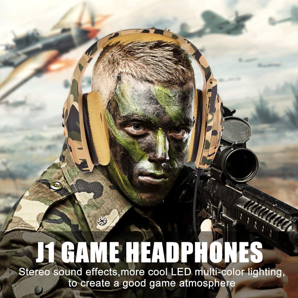 Wired Gaming Headset (Yellow) N9100