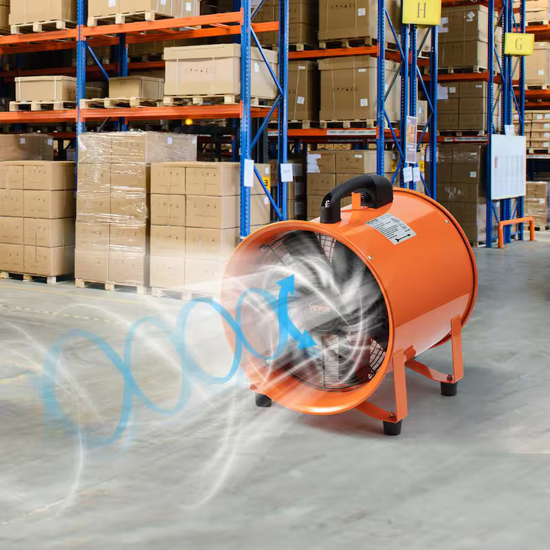 16 in. Heavy Duty Blower Fan with Duct Hose B98629