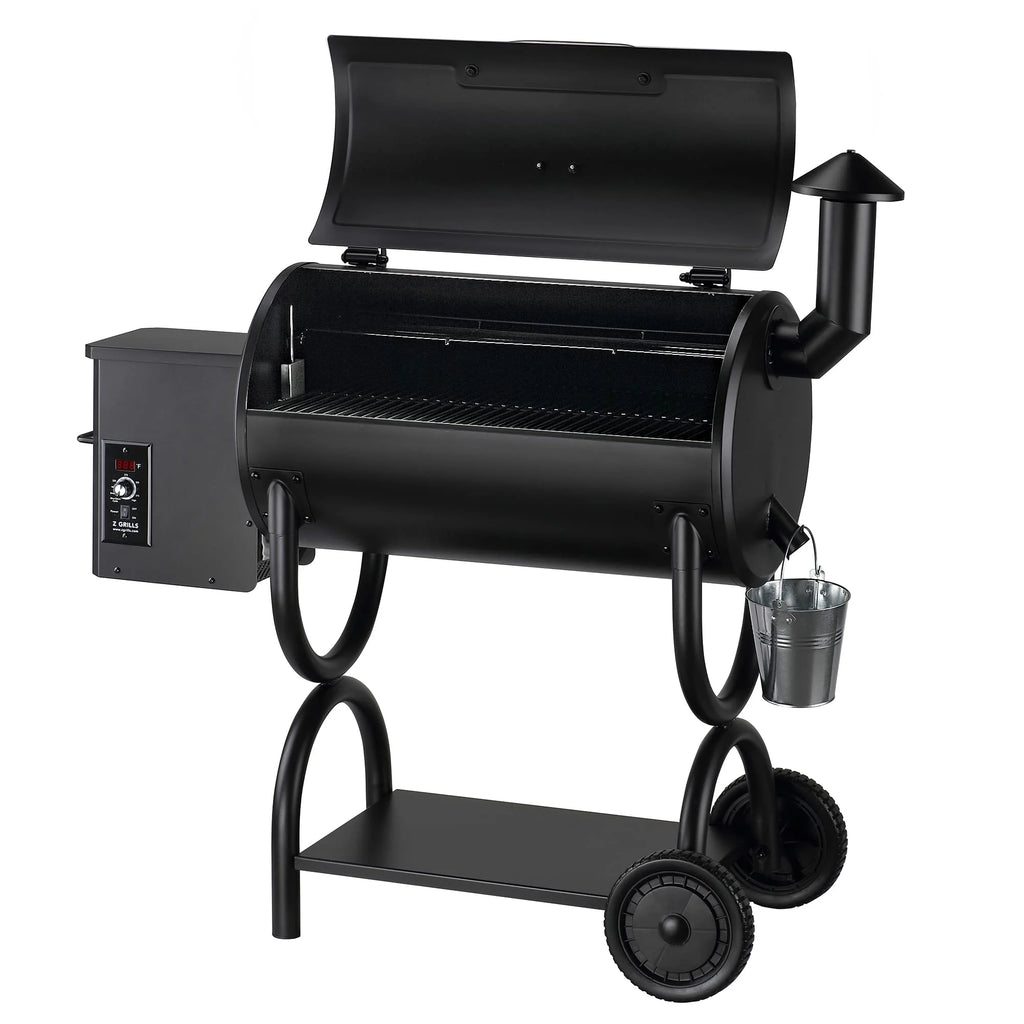 Wood Pellet Grill & Smoker 8 in 1 with PID Controler 560 Sq in Cooking Area E638874